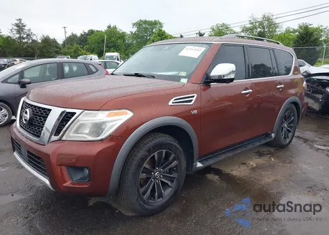 2018 Nissan Armada Platinum from USA, damaged, VIN JN8AY2NE6J9731093